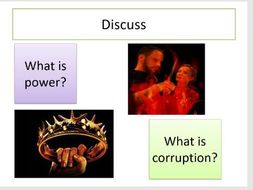 Corruption in macbeth image