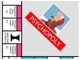 AQA GCSE Revision Psychopoly Game