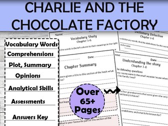 Charlie and the Chocolate Factory Novel Study
