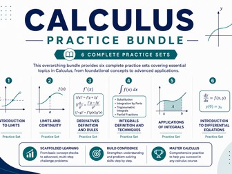 Calculus Practice Worksheets Bundle