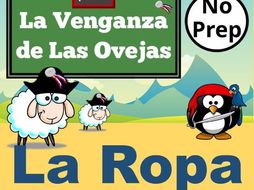 La Venganza de Las Ovejas. PowerPoint Games to Learn Spanish Vocabulary for LA ROPA. Juegos