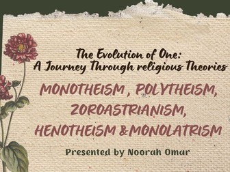 Comprehensive Guide to Monotheism | Advanced Literary Theory PPT