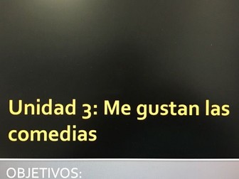 Viva 2, Módulo 2, Unidad 3 'Me gustan las comedias'