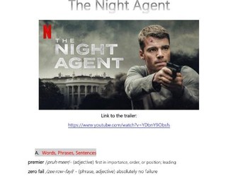 English Lessons with Movie Clips 1: The Night Agent