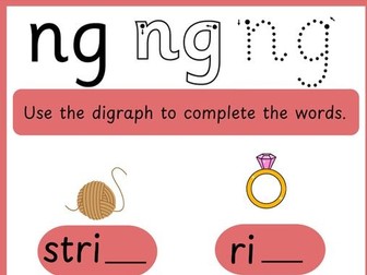 Phase 2 Phonics Digraph Activity