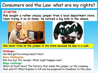 Consumer Rights and Responsibilities