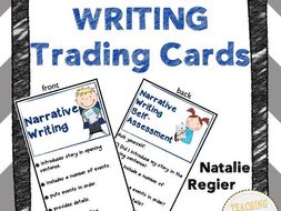 Writing Trading Cards: Mini Anchor Charts and Self-Assessment Questions