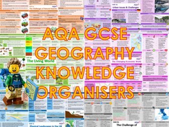 AQA 9-1 GCSE Geography Knowledge Organisers