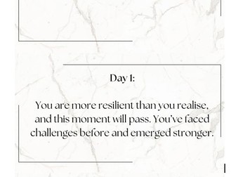 Positivity Cards/Advent Calendar