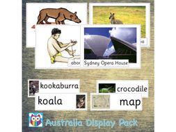 Australia Display Pack Teaching Resources