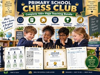 Primary School Chess Club - Complete Course