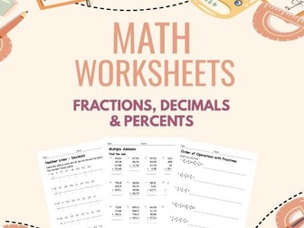 Fractions, Decimals and Percents