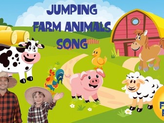 Jumping Farm Animals Song - Funny Frog