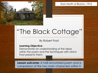 Robert Frost - The Black Cottage
