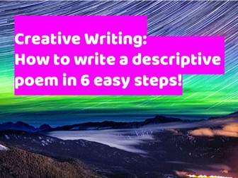 Creative Writing: How to write a poem