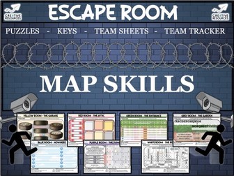 Geography Map Skills Escape Room