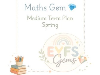 Nursery Spring Medium Term Planning Map - Maths