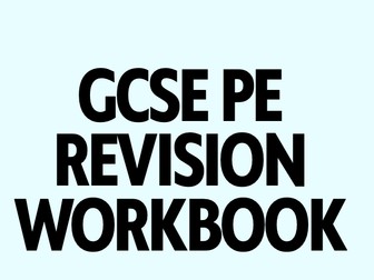 GCSE PE Revision Workbook WithKDC
