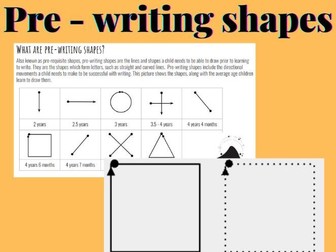 Pre-Writing Shapes