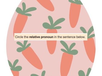 Easter Egg Revision Hunt (Y6 SPaG SATs)