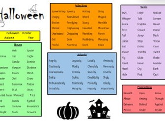 Word Bank - Halloween