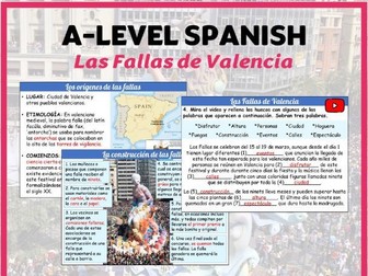 A Level Spanish - Festivals and traditions - Las Fallas