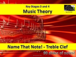 Name That Note! - Treble Clef - Key Stages 3 and 4 | Teaching Resources