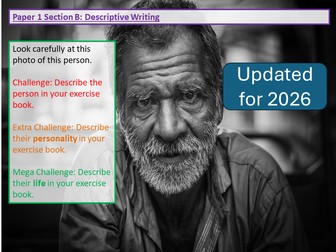 AQA Paper 1 Question 5 Descriptive Writing