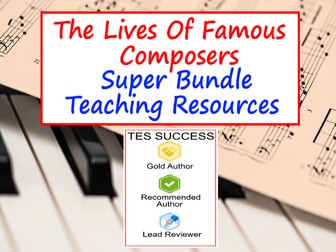 Composers Bundle: Life of famous composers