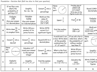 Foundation Calculator Revision Mat