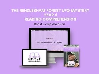 FREE 3 Lessons - Year 6 Reading Comprehension: The Rendlesham Forest UFO Mystery