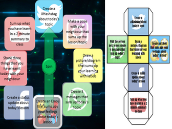 Social Media Plenary Wheel and Dice