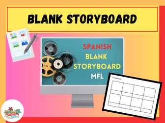 SPANISH Blank Storyboard