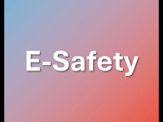 E-Safety (Year 7 & 8)