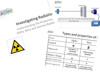 Radiation (Alpha Beta, Gamma) Properties Summary
