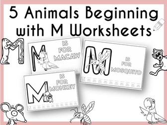 5 Animals Beginning with the Letter M