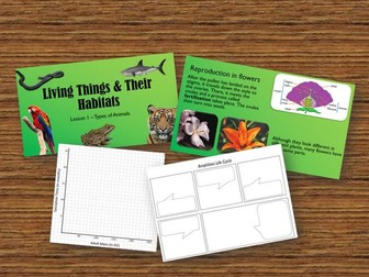 Year 5 Living Things and their Habitats Complete Topic Bundle