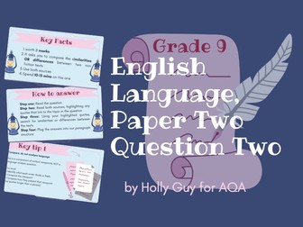 AQA English Language Paper 2, Question 2: Complete Comparison Masterclass (8 Marks)