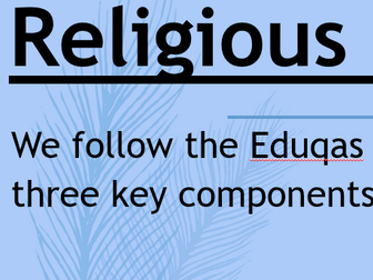 Advertising Eduqas A Level Religious Studies