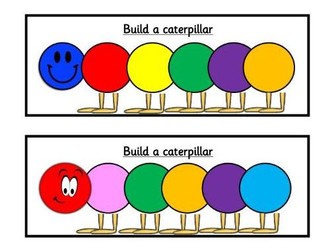 Following Instructions - Sequencing Caterpillar