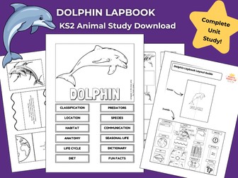 Dolphin KS2 Animal Science Activities | Lapbook