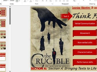 Edexcel GCSE - Component 3 The Crucible Qai