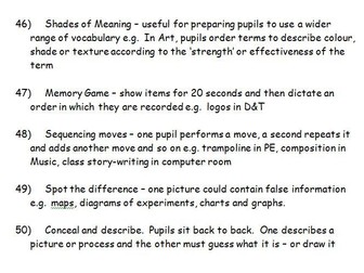 50 brilliant ideas for starters