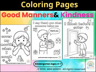 Good Manners Coloring page