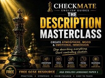 The Description Masterclass AQA GCSE English Language Paper 1