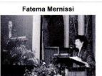 Fatema Mernissi  (1940-2015) Moroccan feminist writer and sociologist