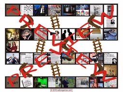 News Media Chutes and Ladders Board Game