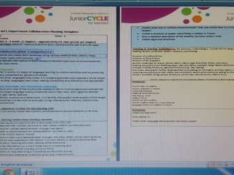 MFL learning units for 2nd year (Spanish, French, German)