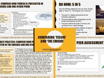 Comparing Tissue and The Emigree