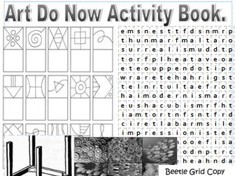 Do Now Activity Book: 32 Art activities